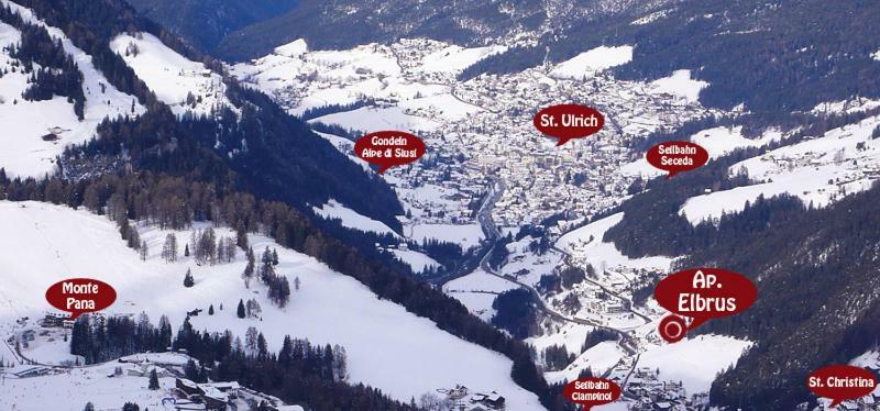 Appartamenti Elbrus Santa Cristina Val Gardena Kültér fotó